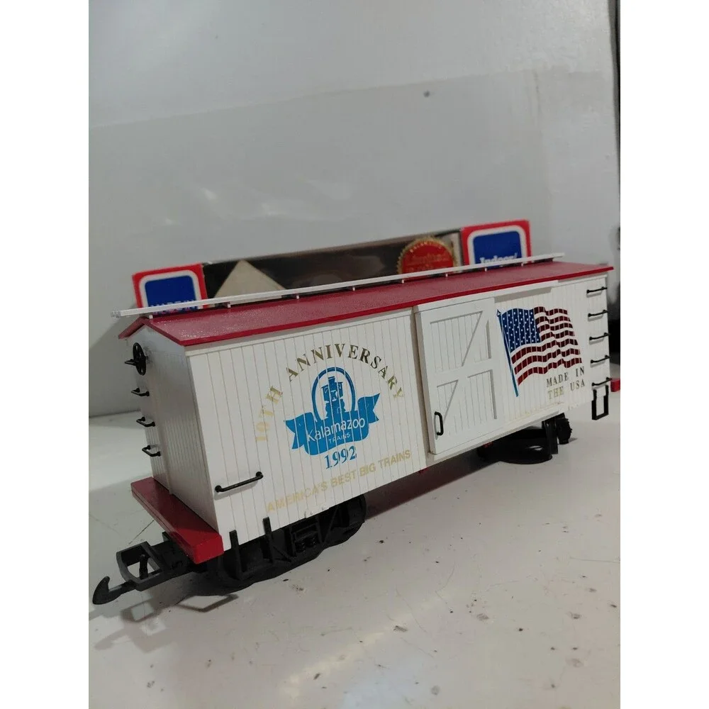Kalamazoo Trains G Gauge Model Railroad 1992 10th Anniversary Boxcar w/Box